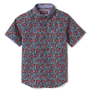 Men's Short Sleeve Floral Shirt